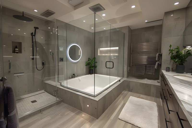Elegant Tub and Shower