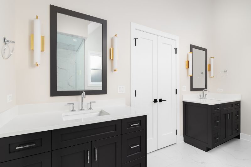 Bathroom with Matte Black Fixtures